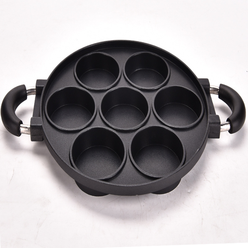 Takoyaki Pan Cast - ダイカストアルミ製ノンスティックベーキングパン 12個取りたこ焼きメーカー トレイ 多機能ケーキパン 家庭用デザートベーキング用