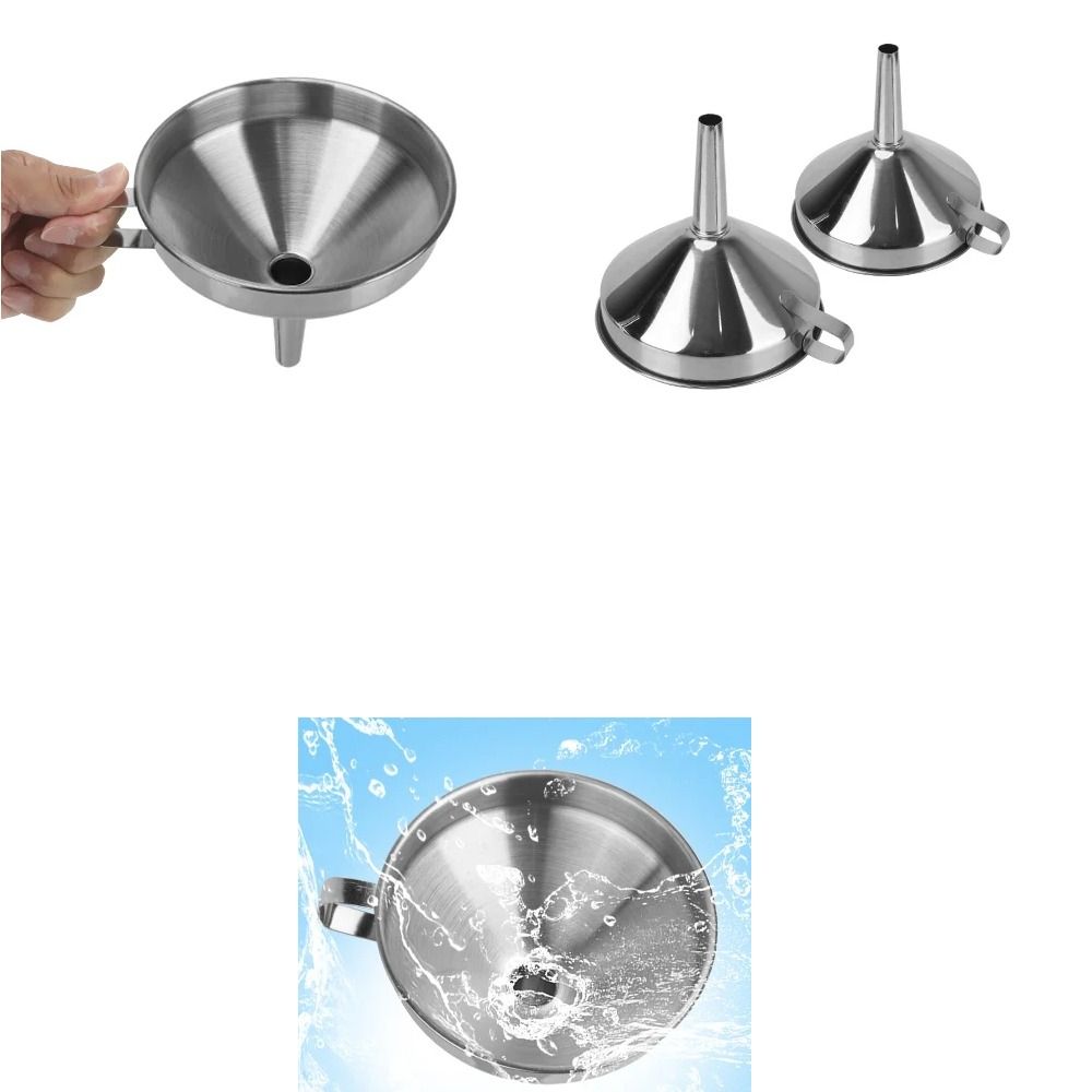 広口ステンレス鋼漏斗 取り外し可能なフィルター付き スパイス - Home Cooking Help のレビューと価格