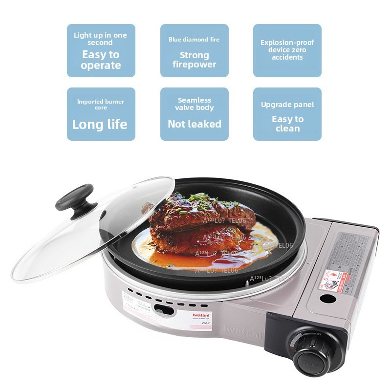 ポータブル防風ガスストーブ ブタンバーナー ZGP-2 アウ - Home Cooking Gas Stove のレビューと価格