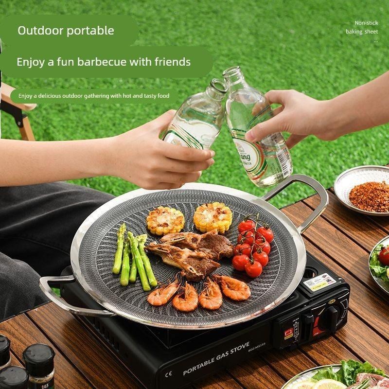 316ステンレス鋼多機能調理BBQグリルパン、キャンプ、家庭 - Home Cooking Gas Stove のレビューと価格