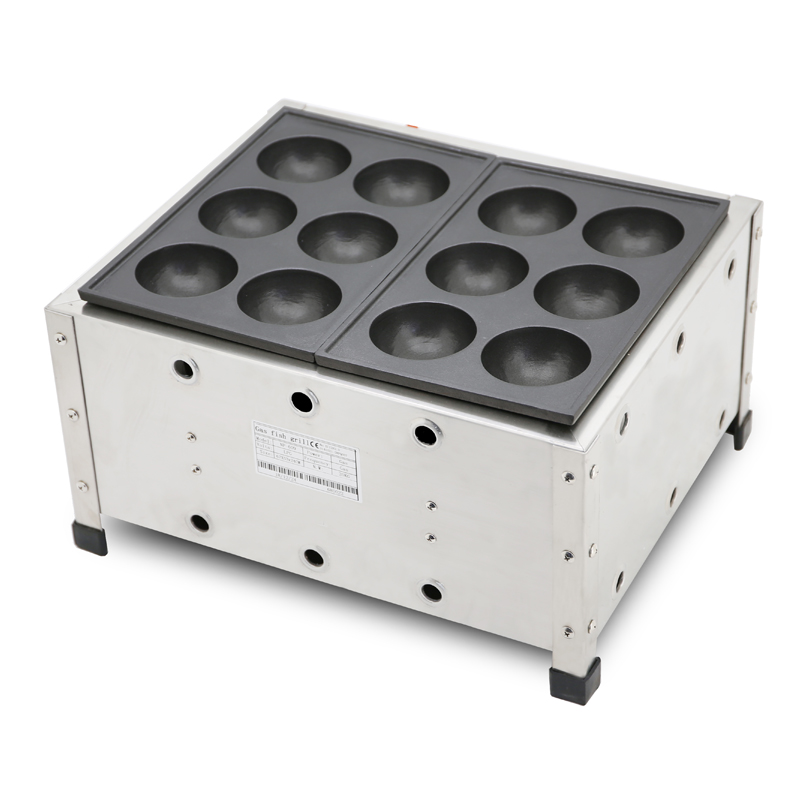 日本式鋳鉄製たこ焼き器 電気たこ焼き機 販売中 8CM大型魚 - Takoyaki Pan Cast のレビューと価格