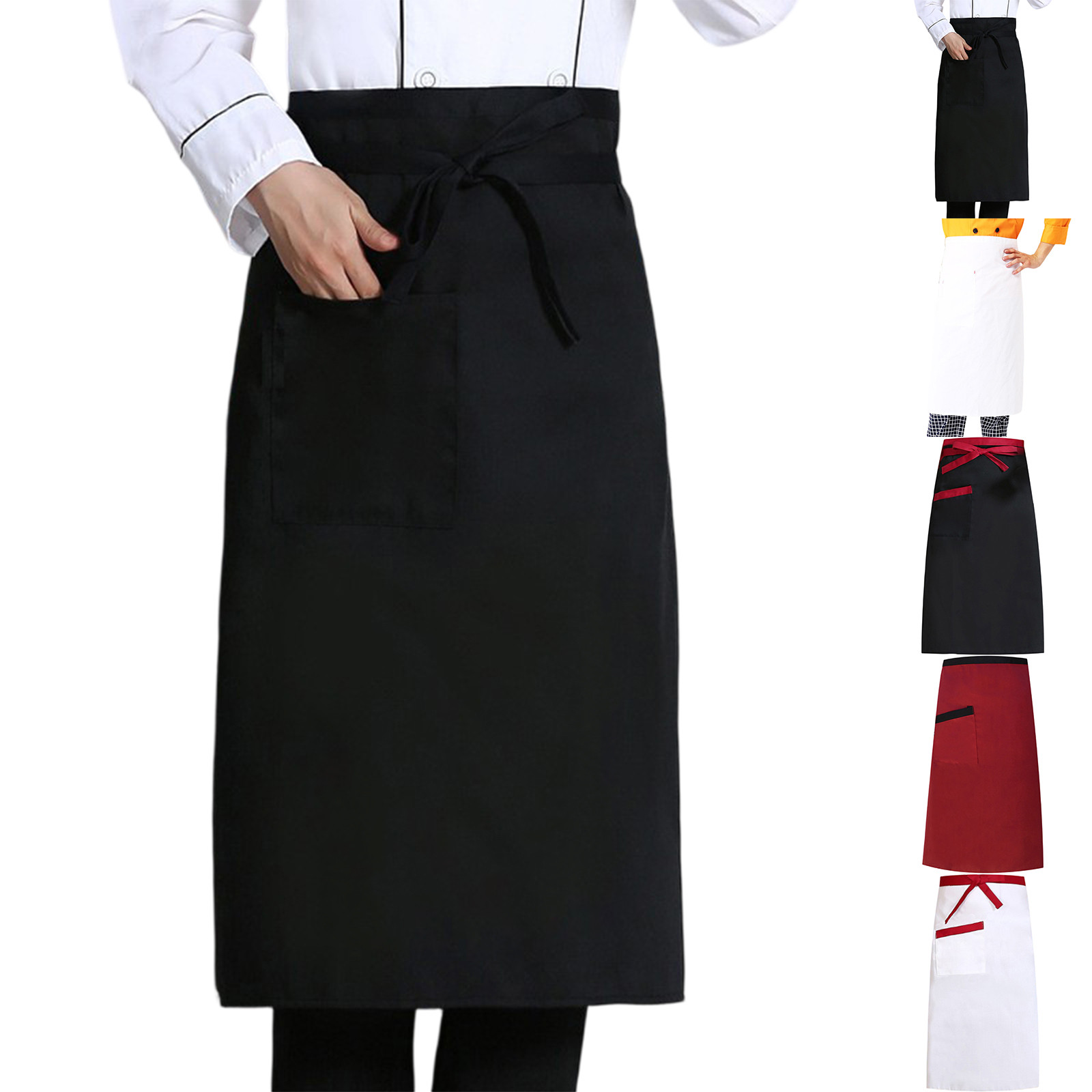 キッチンエプロン ハーフ丈 ユニセックス レストラン ダイニ - Home Cooking Restaurant のレビューと価格