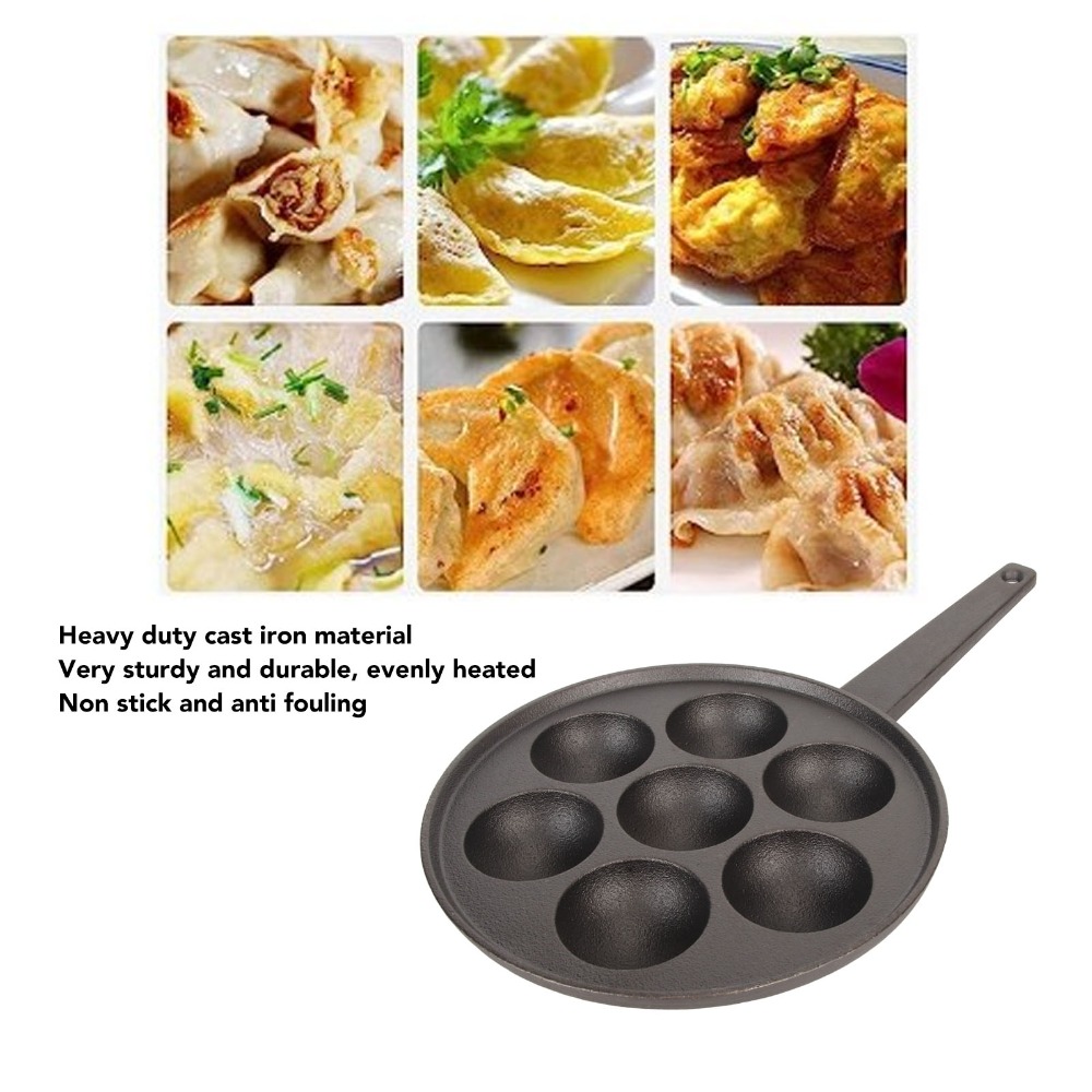 鋳鉄製たこ焼きパン 直径2.17インチ ノンスティック エブ - Takoyaki Pan Cast のレビューと価格