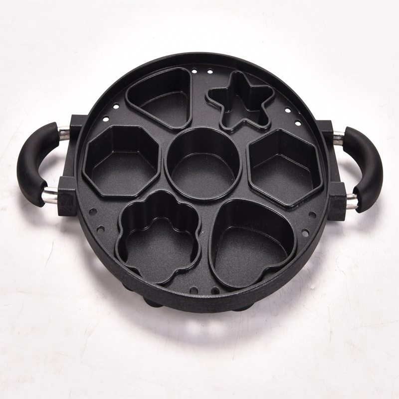 ダイカストアルミ製ノンスティックベーキングパン 12個取りた - Takoyaki Pan Cast のレビューと価格