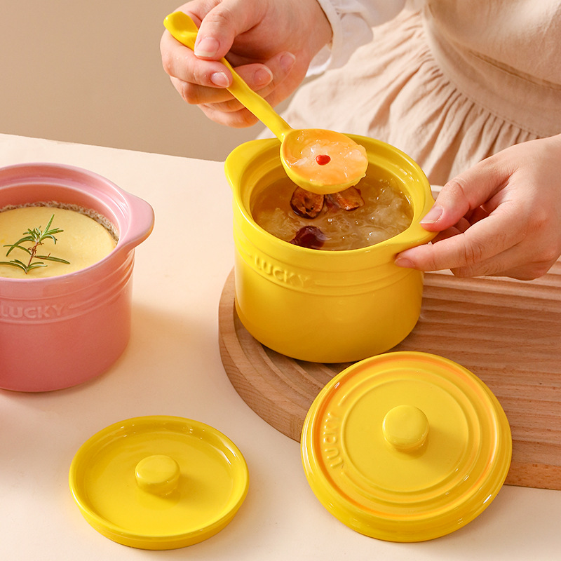 二重蓋セラミックボウル、鳥の巣蒸し卵ボウルデザートカップスト - Home Cooking Help のレビューと価格