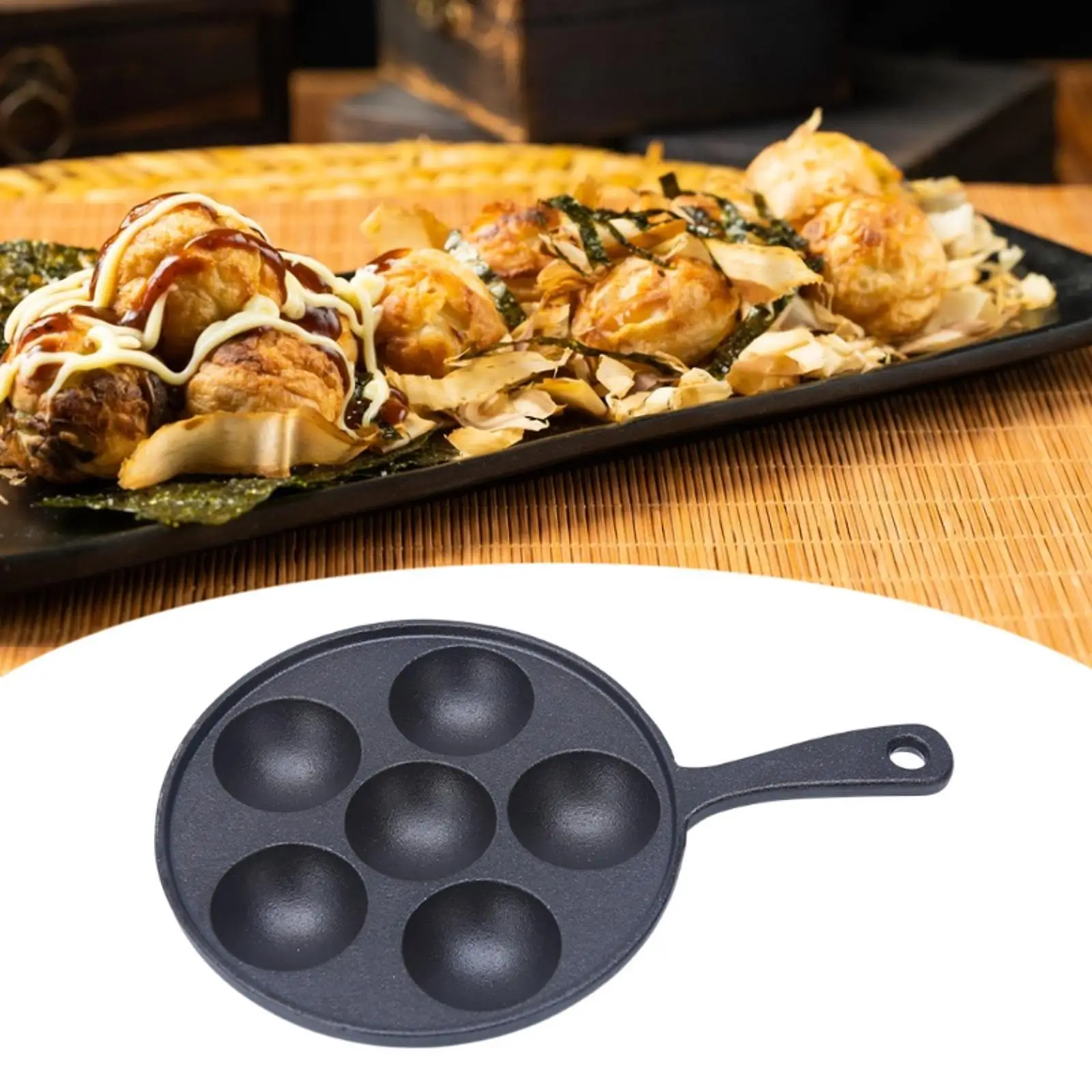 たこ焼きグリルパン ベーキングパン キッチンツール 多目的ベ - Takoyaki Pan Cast のレビューと価格