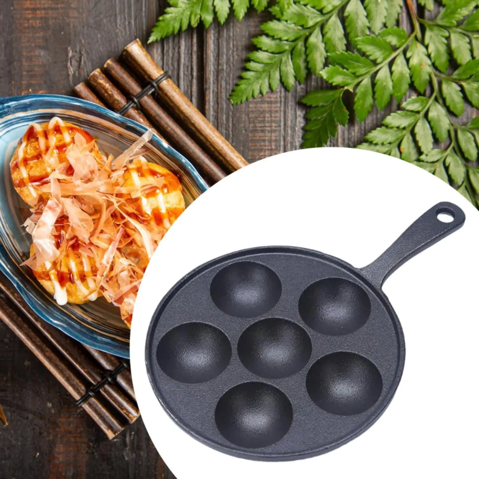 たこ焼きグリルパン ベーキングパン キッチンツール 多目的ベ - Takoyaki Pan Cast のレビューと価格