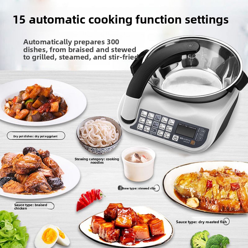 E15スマートクッキングロボット、大容量家庭用多機能フードプ - Home Cooking Set のレビューと価格
