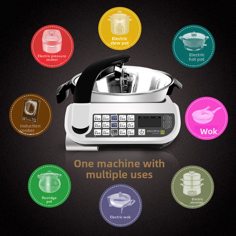E15スマートクッキングロボット、大容量家庭用多機能フードプ - Home Cooking Set のレビューと価格