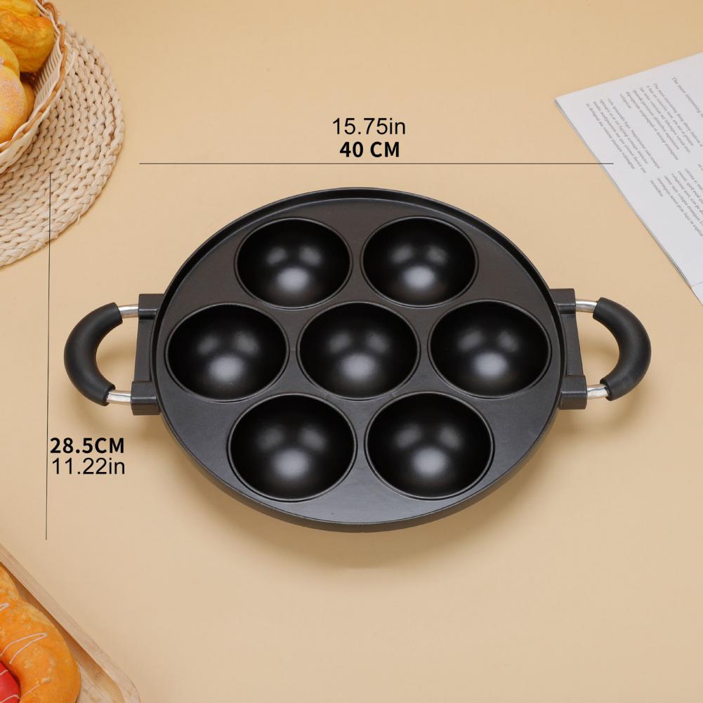 たこ焼き器 ホームタコ焼きメーカー 7/12穴 アルミ製ベー - Takoyaki Pan Cast のレビューと価格