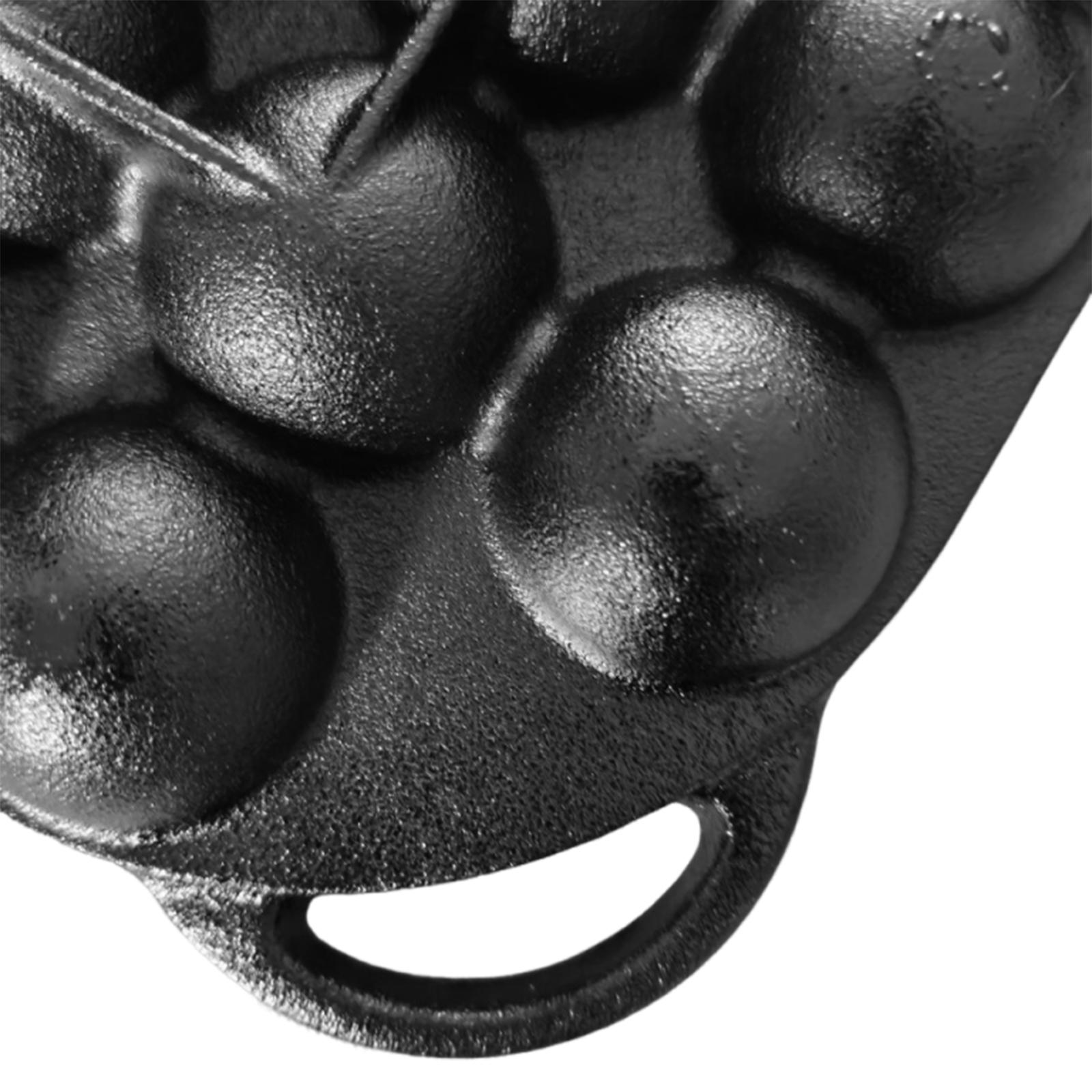 肉団子焼き器 鉄製たこ焼き器 ノンスティック加工 21穴 ベ - Takoyaki Pan Cast のレビューと価格