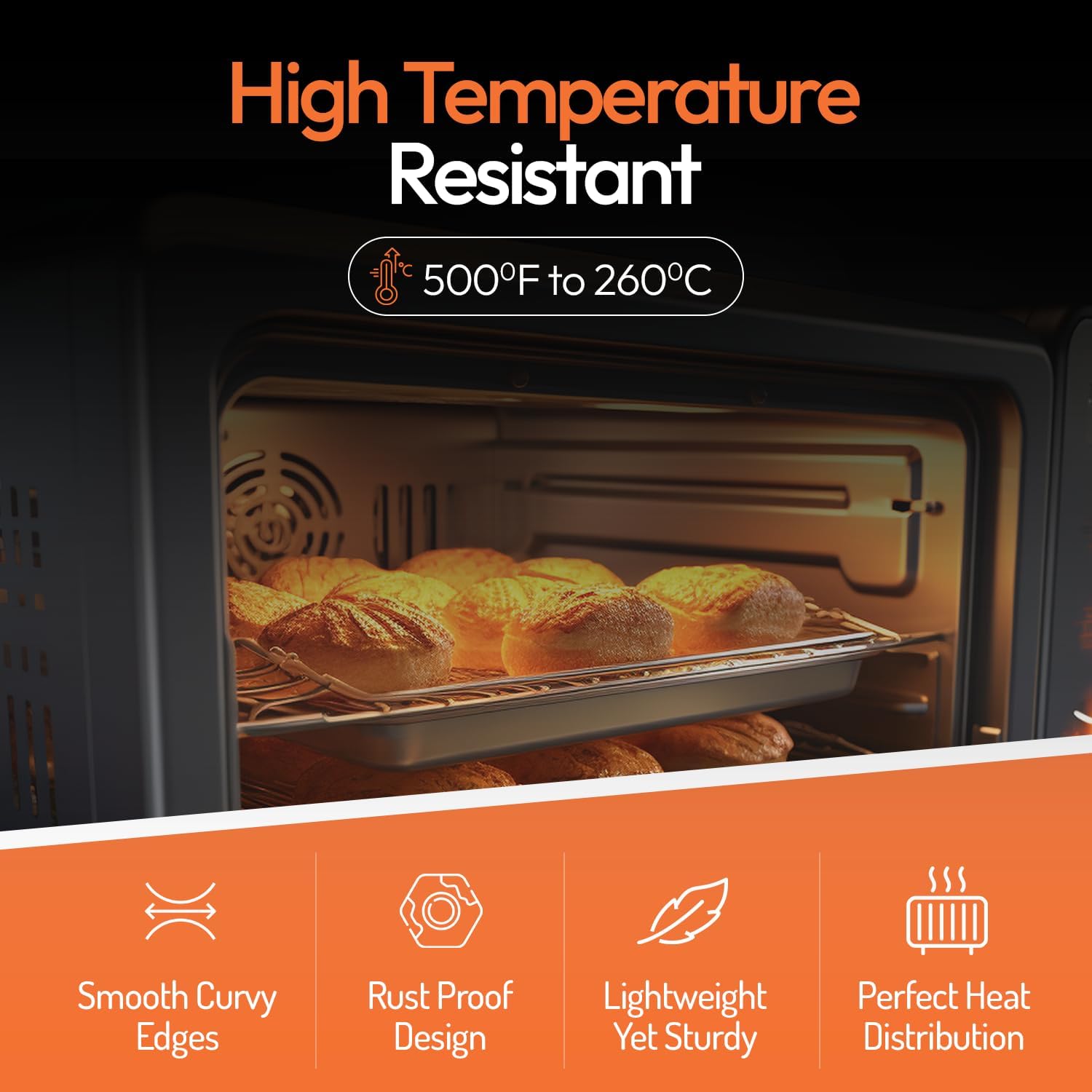フルサイズ業務用アルミ製ベーキングシートパンセット、大型18 - Home Cooking Set のレビューと価格
