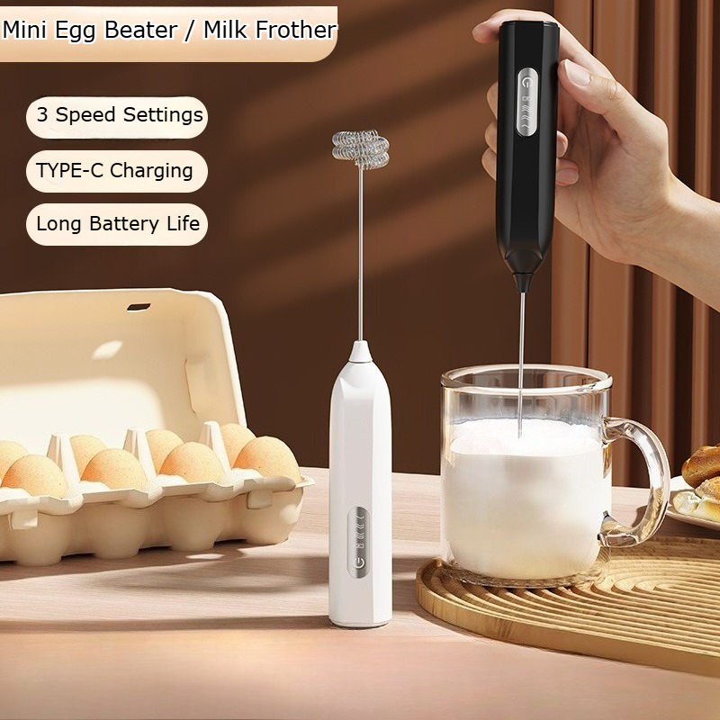 新型ハンドヘルド電動ミルクフォーマー、自動泡立て器、コーヒー - Home Cooking Appliances のレビューと価格