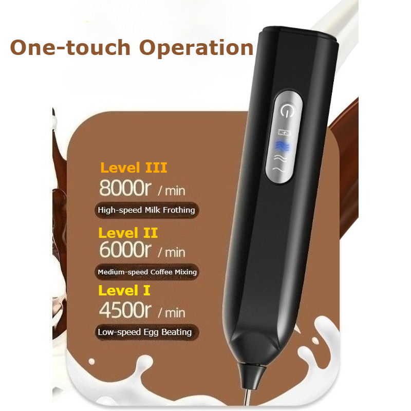 新型ハンドヘルド電動ミルクフォーマー、自動泡立て器、コーヒー - Home Cooking Appliances のレビューと価格