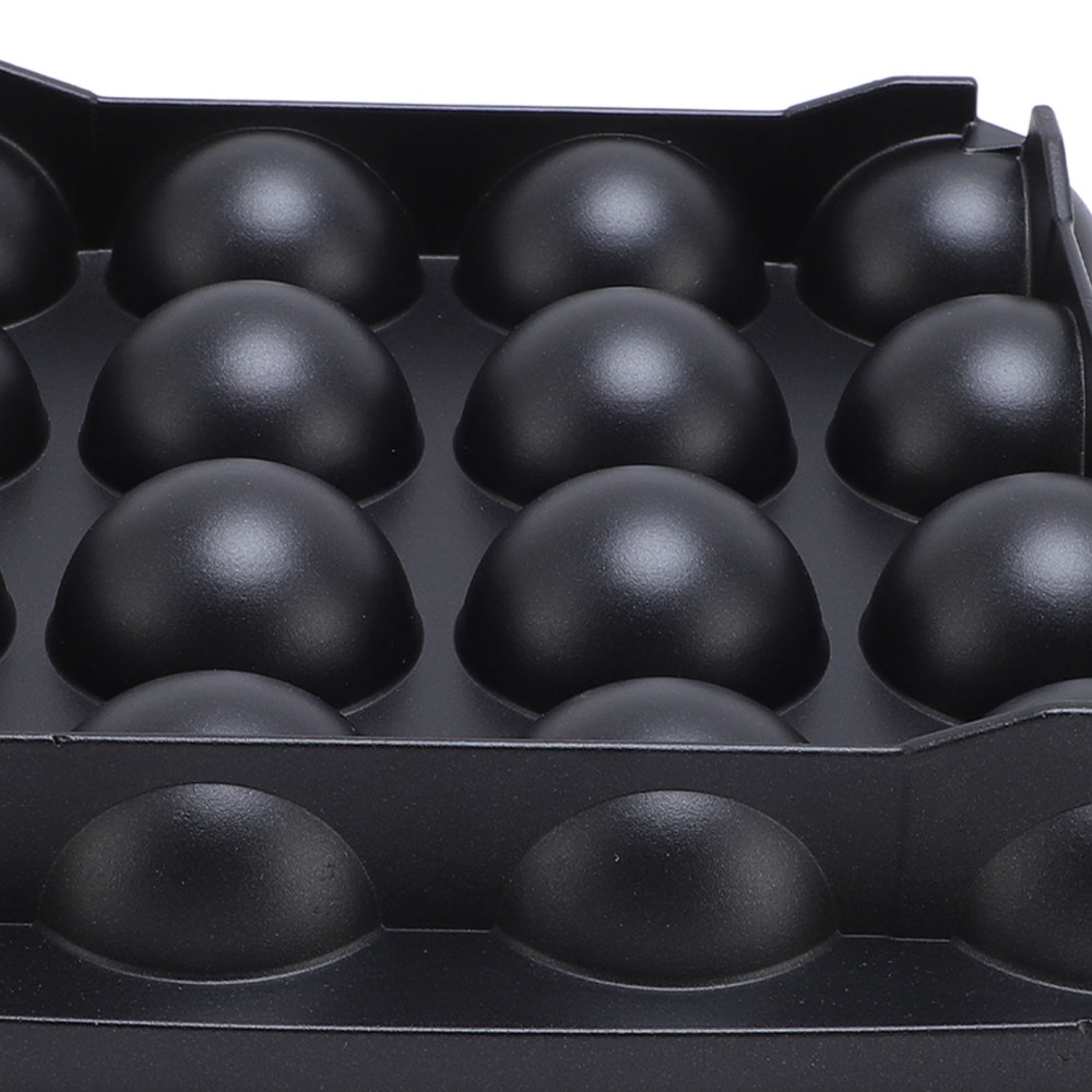 耐久性のある黒色のたこ焼き器、ノンスティック加工の鋳造アルミ - Takoyaki Pan Cast のレビューと価格