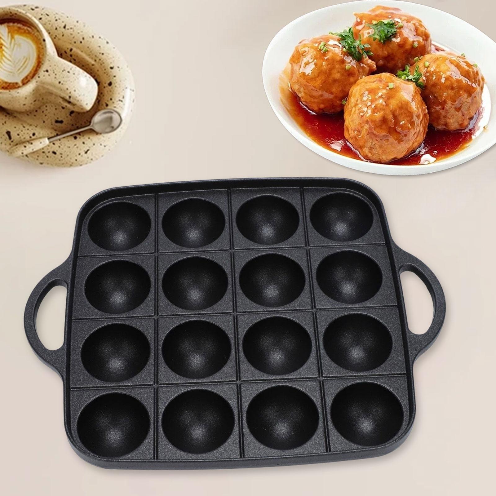 たこ焼きグリルパン お手入れ簡単 調理器具 キッチンフライパ - Takoyaki Pan Cast のレビューと価格