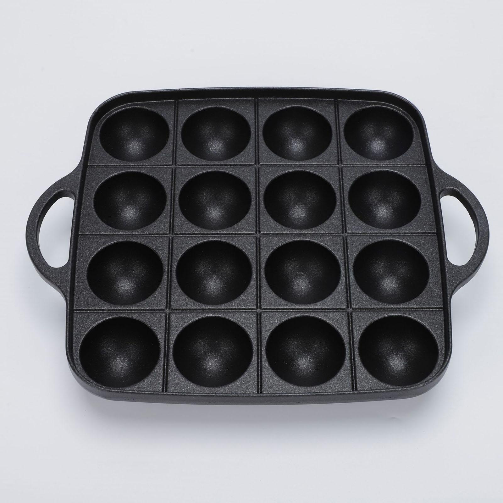 たこ焼きグリルパン お手入れ簡単 調理器具 キッチンフライパ - Takoyaki Pan Cast のレビューと価格