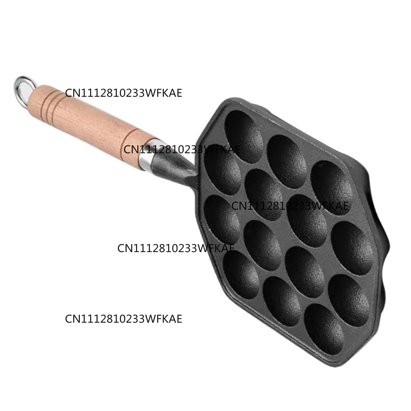 14穴のたこ焼き器、焦げ付き防止加工、鋳鉄製、取り外し可能な - Takoyaki Pan Cast のレビューと価格