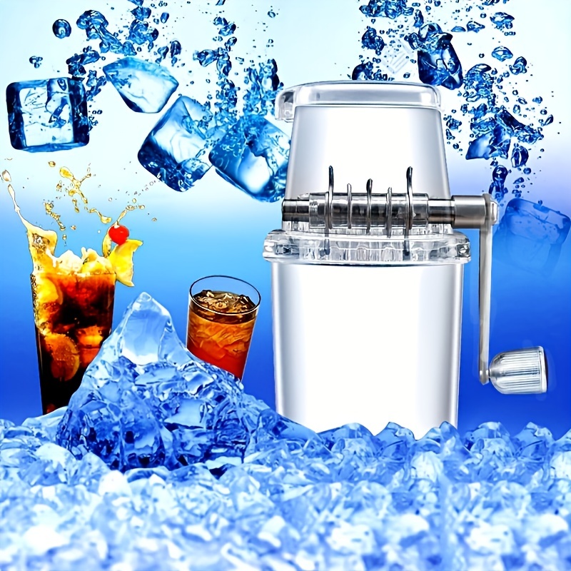 小型アイスクラッシャー手動アイスシェーバーチョッパー多機能透 - Home Cooking Appliances のレビューと価格