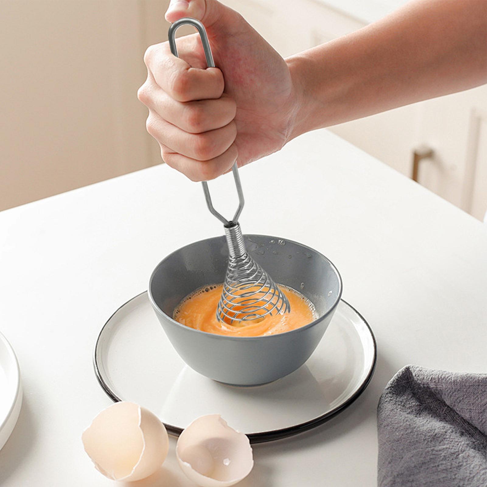 ステンレス製ハンドウィスク、スプリングコイルエッグビーター、 - Home Cooking Help のレビューと価格