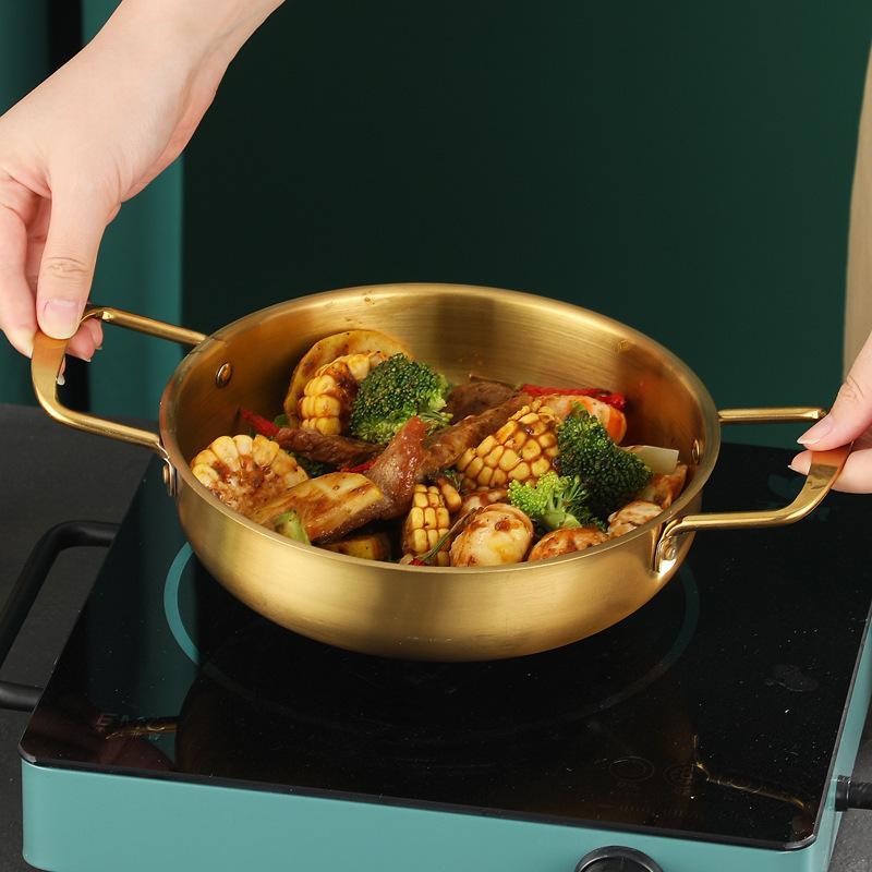 ステンレス製ホットポット、ダブルハンドル付き、食品グレード、 - Home Cooking Restaurant のレビューと価格