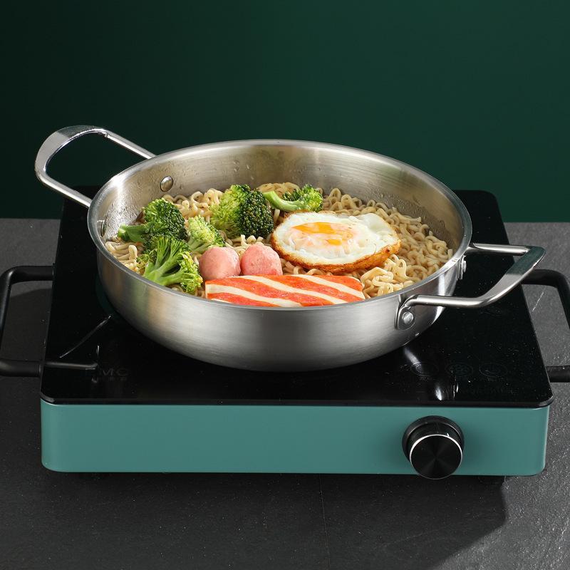 ステンレス製ホットポット、ダブルハンドル付き、食品グレード、 - Home Cooking Restaurant のレビューと価格